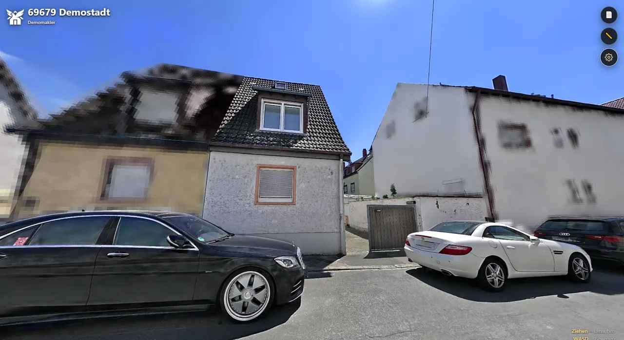 Konzept und Branding: Verpixelung im Rundgang